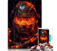 1000 Piece Jigsaw Puzzles Neon Warriors Teenager Jigsaw,Challenging Game Gifts for Is Ideal As A Gift for The Whole Family (size 38x26cm)