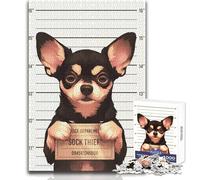1000 Piece Jigsaw Puzzles- No Regrets - A Toy Terrier Dog's Mugshot Calm Enjoyable Spare Time Fun Tight Seamless Precision Toy Size 38x52cm