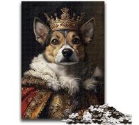 1000 Piece Jigsaw Puzzles Noble Corgi Suitable for Ages 14 And Up Intellectual Toy Game Educational Game for Birthday And Christmas 26x38cm