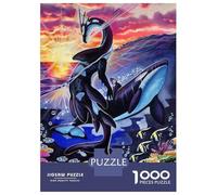1000-piece Jigsaw Puzzles Oceans Sunrise Adult Jigsaw Puzzle Hands-on Game Difficult Challenge Parent-child Interaction 38x26cm/1000pcs