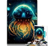 1000 Piece Jigsaw Puzzles Octopus 1000 Piece Jigsaw,Stress Reliever Staycation Kill Time Parent-child Interaction (size 75x50cm)