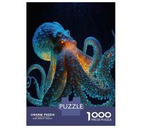 1000-piece Jigsaw Puzzles Octopus Animal Adult Jigsaw Puzzle Hands-on Game Difficult Challenge Parent-child Interaction 52x38cm/1000pcs
