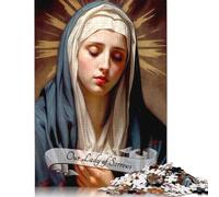1000 Piece Jigsaw Puzzles 'Our Lady of Sorrows Puzzles for Adults Wooden Puzzles Educational Game for Adult Child 1000pcs (75x50cm)