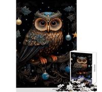 1000 Piece Jigsaw Puzzles- Owl Art Planet Home Decoration Toys Birthday Gifts Educational Game Train Your Brain And Hands Size 38x26cm