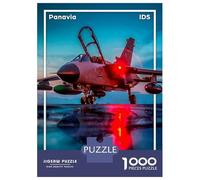 1000 Piece Jigsaw Puzzles- Panavia Tornado IDS Teenager Puzzles Brain Teaser Game Stress Reliever Deal As Gifts for The Whole Family 52x38cm/1000pcs