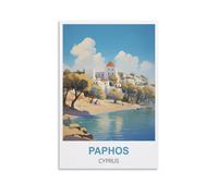 1000 Piece Jigsaw Puzzles，Paphos Cyprus Challenging Puzzles, Puzzle Game for The Whole for Women, Gifts for Men 70x50cm