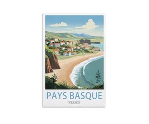 1000 Piece Jigsaw Puzzles Pays Basque France Challenging Game Toys, Impossible Puzzle, Family Decoration Puzzle 38x52cm