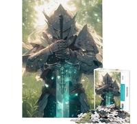 1000-piece Jigsaw Puzzles Peacekeeper Addictive Toys to Cultivate Patience Educational Game Stress Reliever Birthday Gifts (Size 50x75cm)