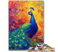 1000 Piece Jigsaw Puzzles Peacock Puzzles for Teenagers,Learning Educational Toys Family Games Gifts for Friends And Family (50x75cm)