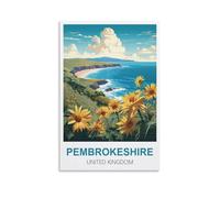 1000 Piece Jigsaw Puzzles,Pembrokeshire United Kingdom for Adult Educational Game Challenge Toy 1000 Pieces Puzzle for Adults Kids 52x38cm