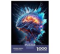 1000 Piece Jigsaw Puzzles- Phoenix Neon Animal Jigsaw for Adults Brain Teaser Game Difficult Challenge Stress Reduction Gifts 52x38cm/1000pcs