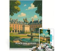 1000 Piece Jigsaw Puzzles Place Des Vosges Paris, Toy Wall Decor, Interesting Stress Reduction, for Is Ideal As A Gift 38x52cm