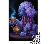 1000 Piece Jigsaw Puzzles Poodle Puzzles for Adults Paper Puzzles Educational Game for Adult 1000pcs (38x26cm)
