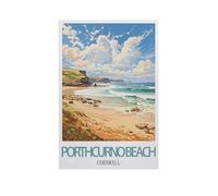 1000 Piece Jigsaw Puzzles，Porthcurno Beach Cornwall，Puzzles for Adults and Teenagers, Puzzle Sets for Challenging Puzzle Game and Family Play（50x70cm）-AI26