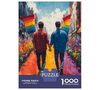1000 Piece Jigsaw Puzzles- Pride Walk Jigsaw Puzzle Brain Teaser Game Wall Decoration Deal As Gifts for The Whole Family 52x38cm/1000pcs