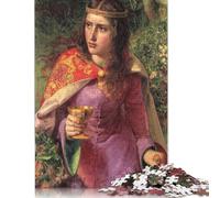 1000 Piece Jigsaw Puzzles Queen Eleanor by Frederick Sandys Paper Puzzles for Adults Educational Games 1000pcs (75x50cm)