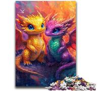 1000 Piece Jigsaw Puzzles Rainbow Dragon Baby Educational Family Game Deal As Gifts for The Whole Family for And Age 14 Years Up 50x75cm