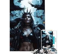 1000 Piece Jigsaw Puzzles- Raven Queen Learning Educational Toys Impossible Game Staycation Kill Time Birthday Gifts (Size 75x50cm)