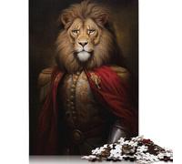 1000 Piece Jigsaw Puzzles Renaissance Lion General Jigsaw Puzzles for Adults Woodenboard Puzzles Challenging To Complete But Fun And Humorous 1000pcs (75x50cm)