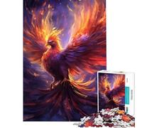 1000-piece Jigsaw Puzzles Rising Phoenix Difficult And Challenge Home Art Decor Hands-on Game for 14+ Puzzle Game Offered (38x26cm)