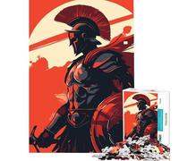 1000 Piece Jigsaw Puzzles- Roman Gladiator Learning Educational Toys Impossible Game Staycation Kill Time Birthday Gifts (Size 38x26cm)