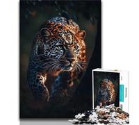 1000 Piece Jigsaw Puzzles Running Leopard Teenager Jigsaw,Challenging Game Gifts for Is Ideal As A Gift for The Whole Family (size 38x26cm)