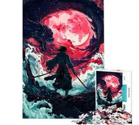 1000 Piece Jigsaw Puzzles- Samurai Vs Dragon Adult Jigsaw Puzzle Anti-Stress Toys Analysis And Logic Deal As Gifts for The Whole Family (Size 50x75cm)