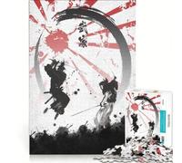 1000 Piece Jigsaw Puzzles Samurai Warriors, Brain Teaser Game, Difficult And Challenge, Birthday Present, Gifts, 38x26cm
