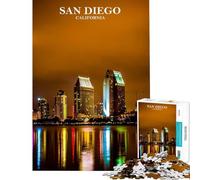 1000 Piece Jigsaw Puzzles San Diego California Difficult And Challenge Enhance Memory Home Decoration Toys for Ages 14 And over (50X75cm)