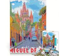 1000 Piece Jigsaw Puzzles San Miguel De Allende Hands-on Game Birthday Present Unique Gifts for Birthday And Christmas 50x75cm