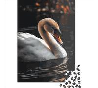 1000 Piece Jigsaw Puzzles Serene Swan for Adults Paper Puzzles Educational Toys 1000pcs (38x26cm)