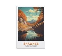 1000 Piece Jigsaw Puzzles，Shawnee National Forest Puzzles for Adults Educational Game Challenge Toy 1000 Pieces 70x50cm