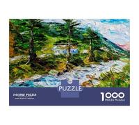 1000-piece Jigsaw Puzzles SOMEWHERE IN THE CAUCASUS Adult Jigsaw Puzzle Hands-on Game Difficult Challenge Parent-child Interaction 52x38cm/1000pcs