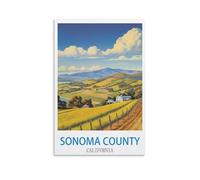 1000 Piece Jigsaw Puzzles，Sonoma County California Puzzles for Adults Educational Game Challenge Toy 1000 Pieces 70 * 50cm