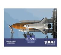 1000 Piece Jigsaw Puzzles Space Shuttle Wooden Puzzles Educational Toys 1000pcs (75x50cm)