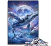 1000 Piece Jigsaw Puzzles Space Whale Educational Game Challenge Toy Wall Decoration Unique Birthday And Xmas Gifts 50x75cm
