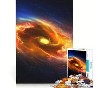 1000 Piece Jigsaw Puzzles Spiral Galaxy Fire Stars, Educational Toy, Challenging To Complete, Unique Birthday And Xmas Gifts 50x75cm