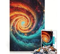 1000 Piece Jigsaw Puzzles Spiral Of Ice And Fire, Educational Toy, Challenging To Complete, Unique Birthday And Xmas Gifts 50x75cm