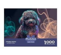1000 Piece Jigsaw Puzzles Spirit Animal Poodle Wooden Puzzles Educational Toys 1000pcs (75x50cm)