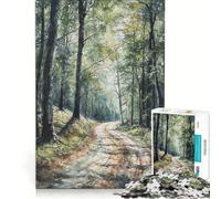 1000 Piece Jigsaw Puzzles Spring Pathway, Educational Toy, Challenging To Complete, Unique Birthday And Xmas Gifts 38x26cm