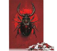 1000 Piece Jigsaw Puzzles Stag Beetle Majesty Wooden Puzzles Educational Toys 1000pcs (75x50cm)
