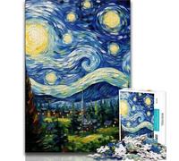 1000 Piece Jigsaw Puzzles Starry Sky Castle Adult Jigsaw,Learning Educational Toys Family Games Gifts for Friends And Family 26x38cm
