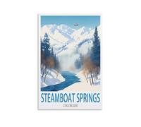 1000 Piece Jigsaw Puzzles，Steamboat Springs Colorado Puzzles for Adults Educational Game Challenge Toy 1000 Pieces 70x50cm