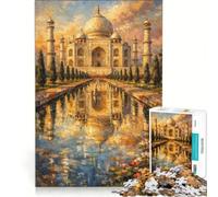 1000 Piece Jigsaw Puzzles Taj Mahal, Educational Toy, Challenging To Complete, Unique Birthday And Xmas Gifts 38x52cm