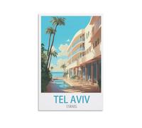 1000 Piece Jigsaw Puzzles,Tel Aviv Israel Posters Of paper Puzzles Suitable For Adults Children Families Stress Relief Puzzle Games 70x50CM