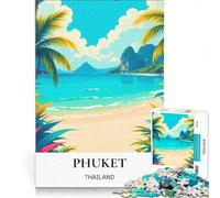 1000 Piece Jigsaw Puzzles Thailand Paradise Beach, Toy Wall Decor, Interesting Stress Reduction, for Is Ideal As A Gift 50x75cm