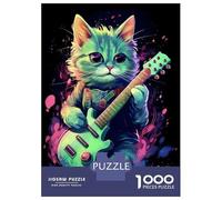 1000-piece Jigsaw Puzzles The Asheera Cat Jigsaws for Adults Brain Teaser Game Improve Memory Unique Gifts for Birthday And Christmas 38x26cm/1000pcs