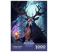 1000-piece Jigsaw Puzzles The Conjured Deer Adult Jigsaw Puzzle Hands-on Game Difficult Challenge Parent-child Interaction 70x50cm/1000pcs
