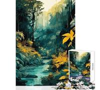 1000 Piece Jigsaw Puzzles The Depths of A Rainforest Educational Toy Great Gift for Educational Game Suitable for Desktop Decoration Size 38x26cm