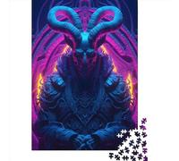 1000 Piece Jigsaw Puzzles The Gate Keeper Creative Square Wooden Jigsaw Puzzles for Adults 1000pcs (75x50cm)